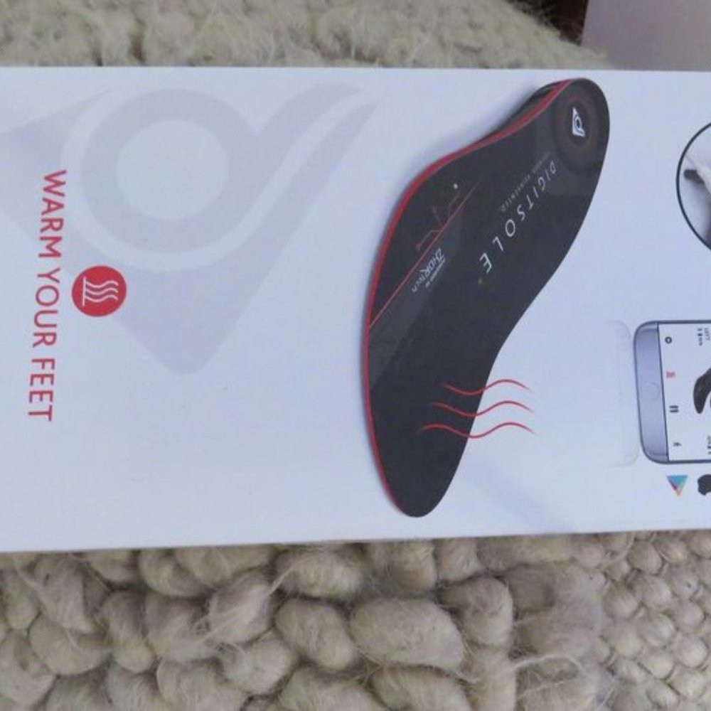 Heated Insoles - Digitsole Warm Series (Android, iOS), Unopened, men's size 12